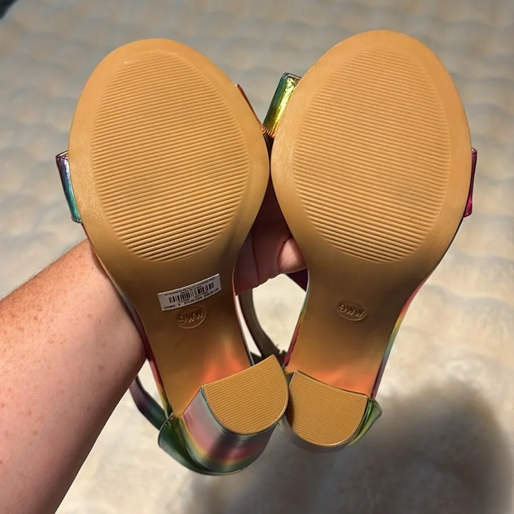 NWT Torrid Rainbow High Heels - Picture 5 of 7